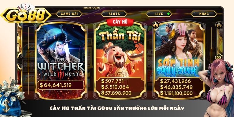 Cày Hũ Thần Tài GO88 săn thưởng lớn mỗi ngày